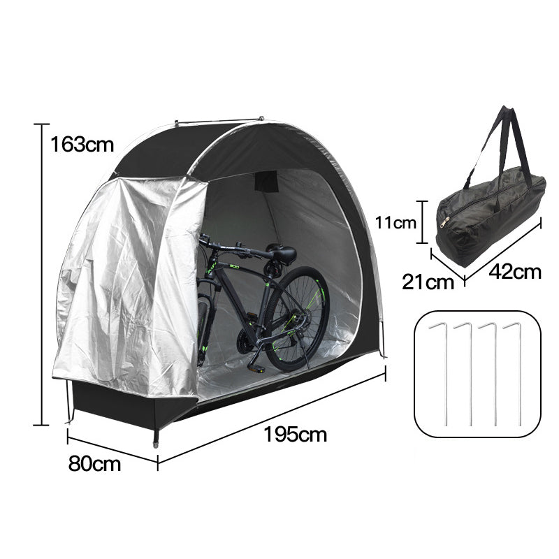 ✨ Heavy-Duty Outdoor Bike Storage Tent - Waterproof &amp; UV-Protected ✨