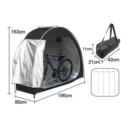 ✨ Heavy-Duty Outdoor Bike Storage Tent - Waterproof &amp; UV-Protected ✨
