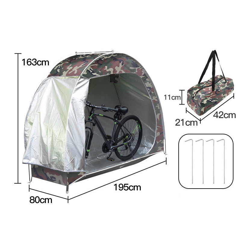 ✨ Heavy-Duty Outdoor Bike Storage Tent - Waterproof &amp; UV-Protected ✨