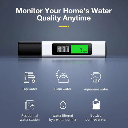 ✨ 4-in-1 Water Quality Test Pen - TDS/EC/Temperature Intelligent Water Detector ✨