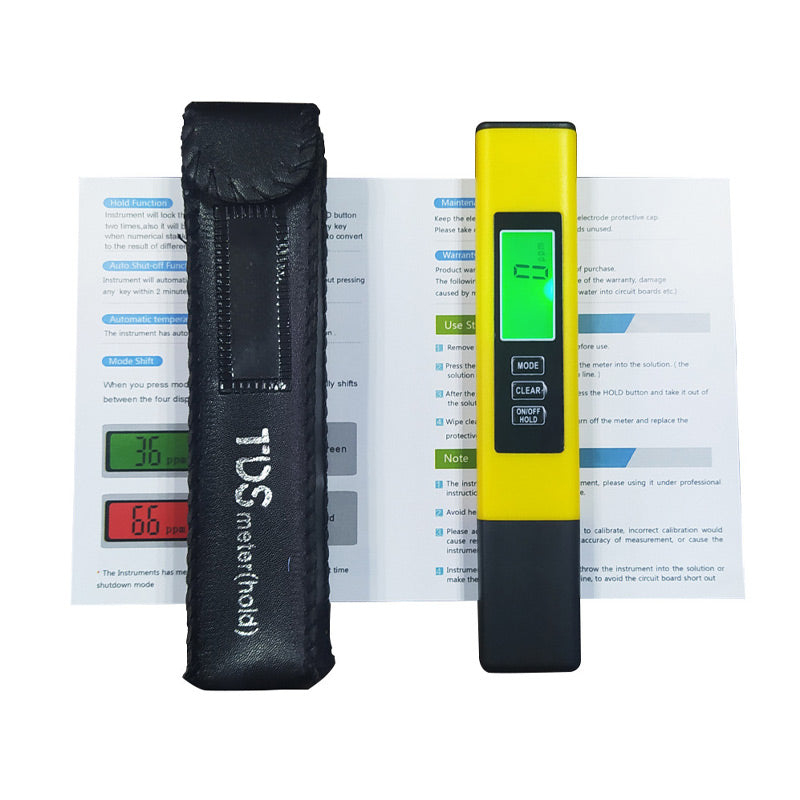 ✨ 4-in-1 Water Quality Test Pen - TDS/EC/Temperature Intelligent Water Detector ✨