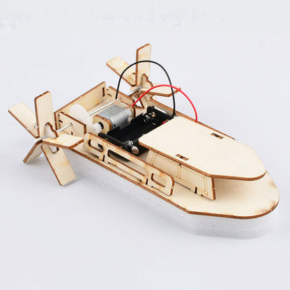✨ DIY Hand-Cranked Generator Science Kit - Wooden STEAM Educational Learning Toy ✨