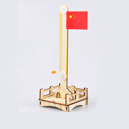 ✨ DIY Hand-Cranked Generator Science Kit - Wooden STEAM Educational Learning Toy ✨