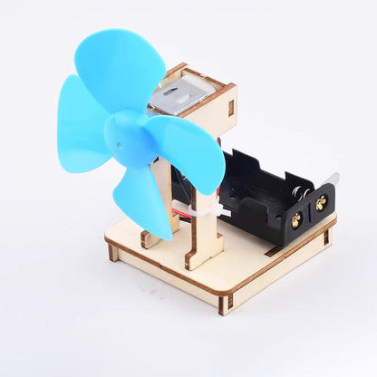 ✨ DIY Hand-Cranked Generator Science Kit - Wooden STEAM Educational Learning Toy ✨