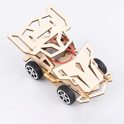 ✨ DIY Hand-Cranked Generator Science Kit - Wooden STEAM Educational Learning Toy ✨