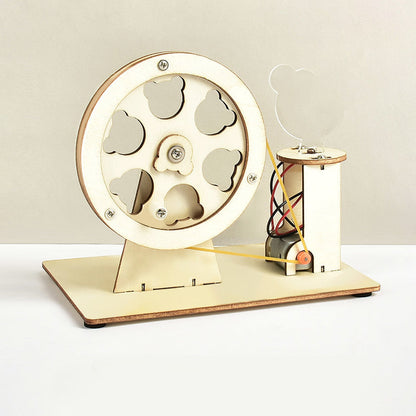 ✨ DIY Hand-Cranked Generator Science Kit - Wooden STEAM Educational Learning Toy ✨