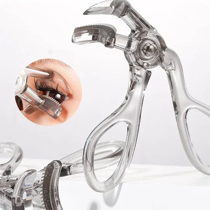 ✨ Portable Transparent Eyelash Curler - Durable Wide-Angle Lash Lift Beauty Tool ✨