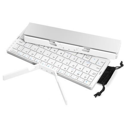 ✨ Portable Folding Bluetooth Keyboard - Multi-Device & Built-in Stand ✨