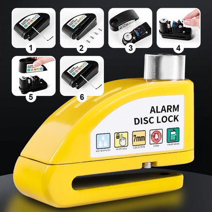 Motorcycle Anti-theft Alarm Disc Lock