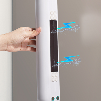 ✨ 2-Way Slide Cling Film Dispenser - Magnetic Suction Cup Kitchen Wrap Cutter ✨
