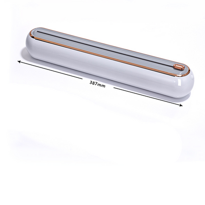 ✨ 2-Way Slide Cling Film Dispenser - Magnetic Suction Cup Kitchen Wrap Cutter ✨