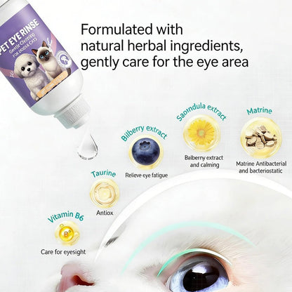 Gentle Pet Eye Rinse for Dogs & Cats