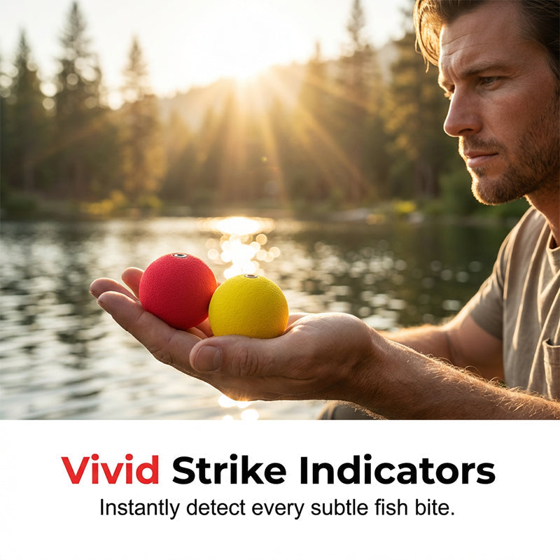 🎣50% OFF NOW! Complete Fishing Float & Sinker Rig Kit, High Visibility Bobber Tackle Set, Great Buoyancy, Portable Storage Box for Freshwater Saltwater Fishing