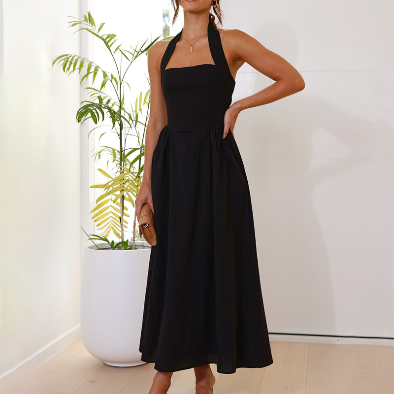 🌟Women’s Halter Smocked Back Dress
