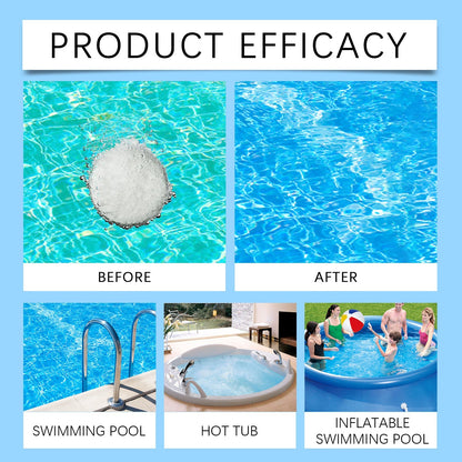 Pool Cleaning Tablets for Crystal Clear Water