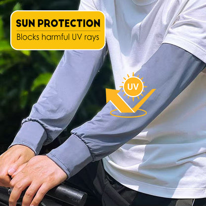 Men’s UV Protection Cooling Arm Sleeves for Fishing 🎣☀️
