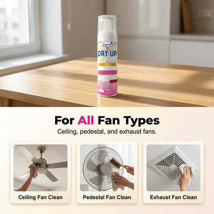 🌀 Fan cleaner spray – no dismantling. Foam melts dust. Works on all fans! 🧼✨