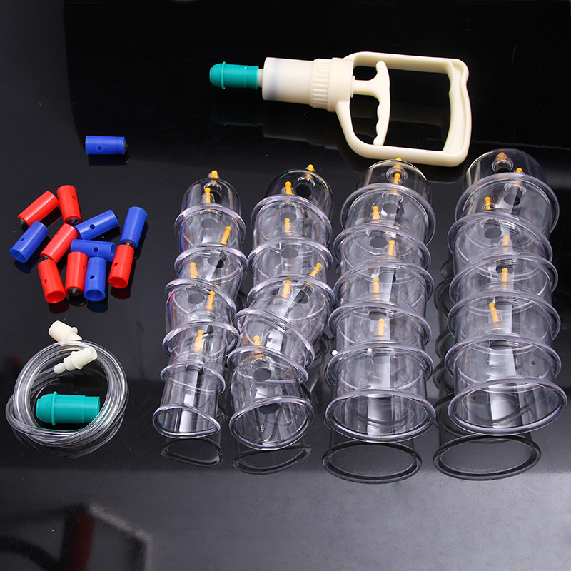 ⏳Time-Limited Special⏰Vacuum Cupping Therapy Set – Thickened, Suction Pump, Transparent 🩺