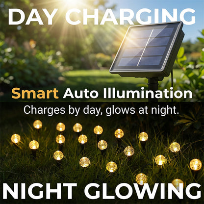 🔥New Hot Selling❤️‍🔥Waterproof Solar String Lights for Pathway & Yard