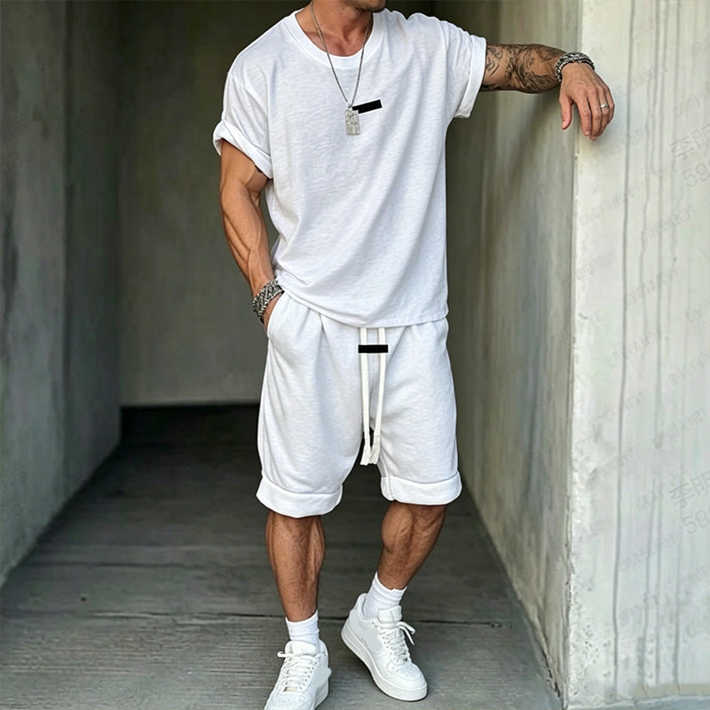 🎁New Arrival 50% OFF💥Men's Casual T-Shirt & Shorts Set