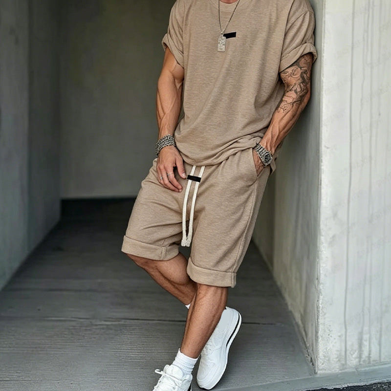 🎁New Arrival 50% OFF💥Men's Casual T-Shirt & Shorts Set