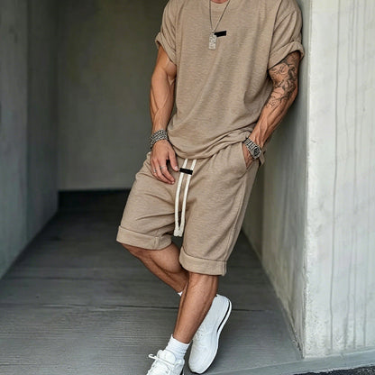 🎁New Arrival 50% OFF💥Men's Casual T-Shirt & Shorts Set