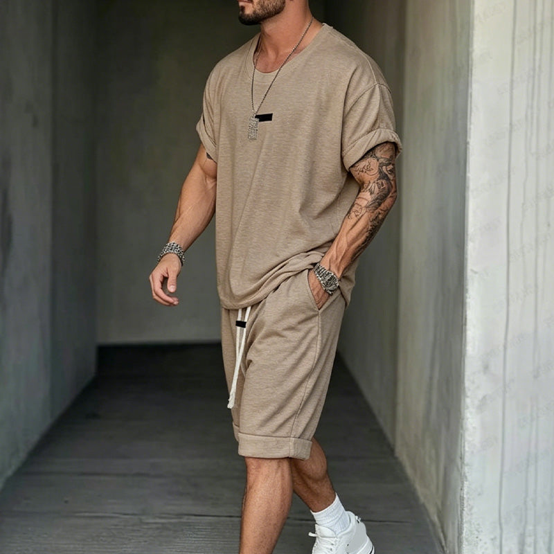 🎁New Arrival 50% OFF💥Men's Casual T-Shirt & Shorts Set