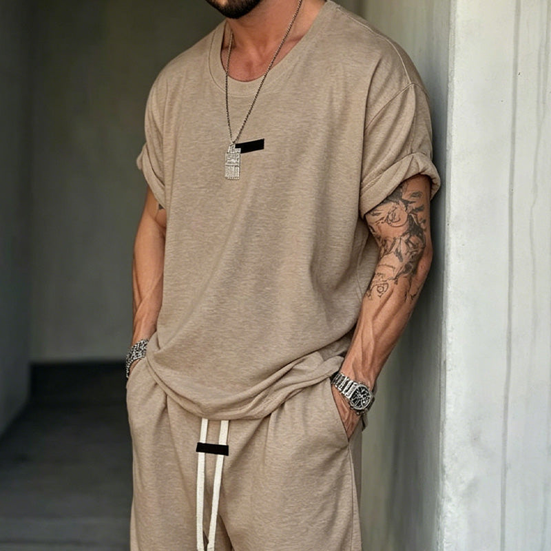 🎁New Arrival 50% OFF💥Men's Casual T-Shirt & Shorts Set