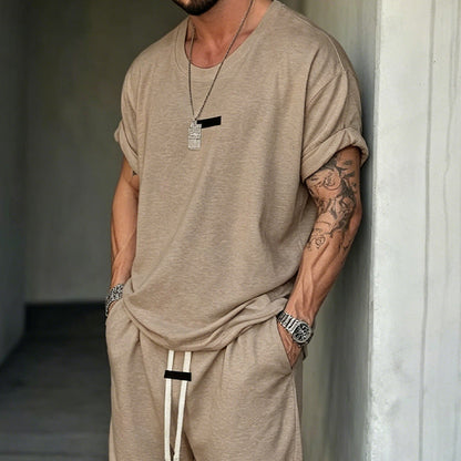 🎁New Arrival 50% OFF💥Men's Casual T-Shirt & Shorts Set