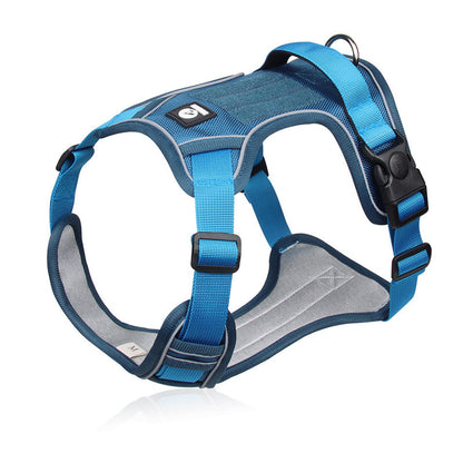🦮 No‑Pull Dog Harness Kit with Leash & LED Collar – Escape‑Proof, Breathable Padding & Night Visibility 💡