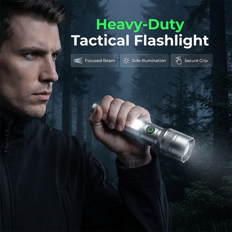 📢📢50% OFF !! ⏰ Long-Range Zoomable Flashlight