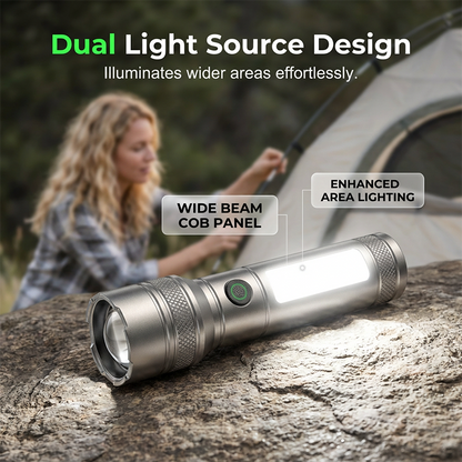📢📢50% OFF !! ⏰ Long-Range Zoomable Flashlight