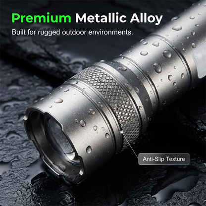 📢📢50% OFF !! ⏰ Long-Range Zoomable Flashlight