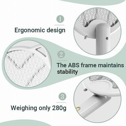 ✨ 4-in-1 Rechargeable Folding Mosquito Zapper – Quiet & Powerful Protection ✨