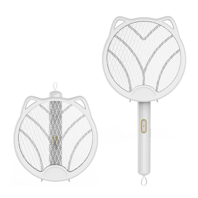 ✨ 4-in-1 Rechargeable Folding Mosquito Zapper – Quiet & Powerful Protection ✨
