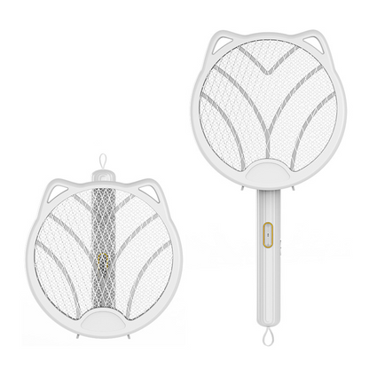✨ 4-in-1 Rechargeable Folding Mosquito Zapper – Quiet & Powerful Protection ✨