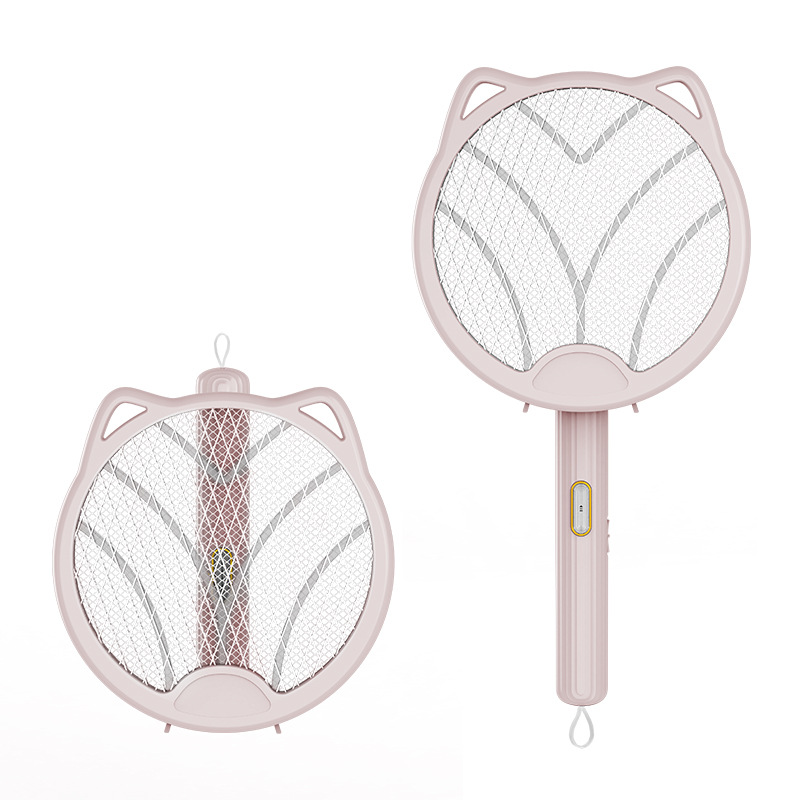 ✨ 4-in-1 Rechargeable Folding Mosquito Zapper – Quiet & Powerful Protection ✨