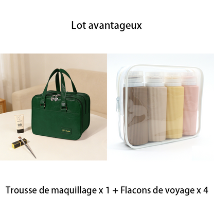 ✨ Large-Capacity Cosmetic Makeup Bag – Portable & Stylish Travel Organizer ✨