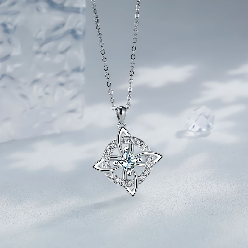 ⏳🔥LIMITED-TIME 50% OFF! ⏰Mystical Birthstone Witches Knot Necklace – Natural Crystal💞Protect Your Loved Ones🔮