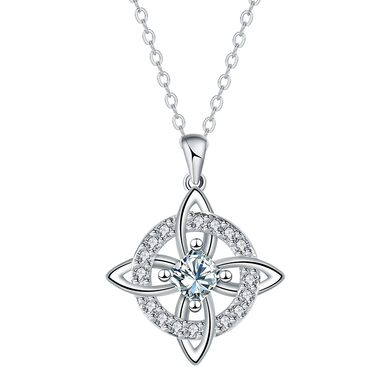 ⏳🔥LIMITED-TIME 50% OFF! ⏰Mystical Birthstone Witches Knot Necklace – Natural Crystal💞Protect Your Loved Ones🔮