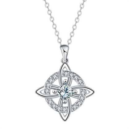 ⏳🔥LIMITED-TIME 50% OFF! ⏰Mystical Birthstone Witches Knot Necklace – Natural Crystal💞Protect Your Loved Ones🔮