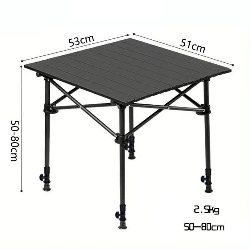 🌄New arrival 50% OFF!🏕️ Portable Camping Table – Folding, Carbon Steel, Quick Setup🪑