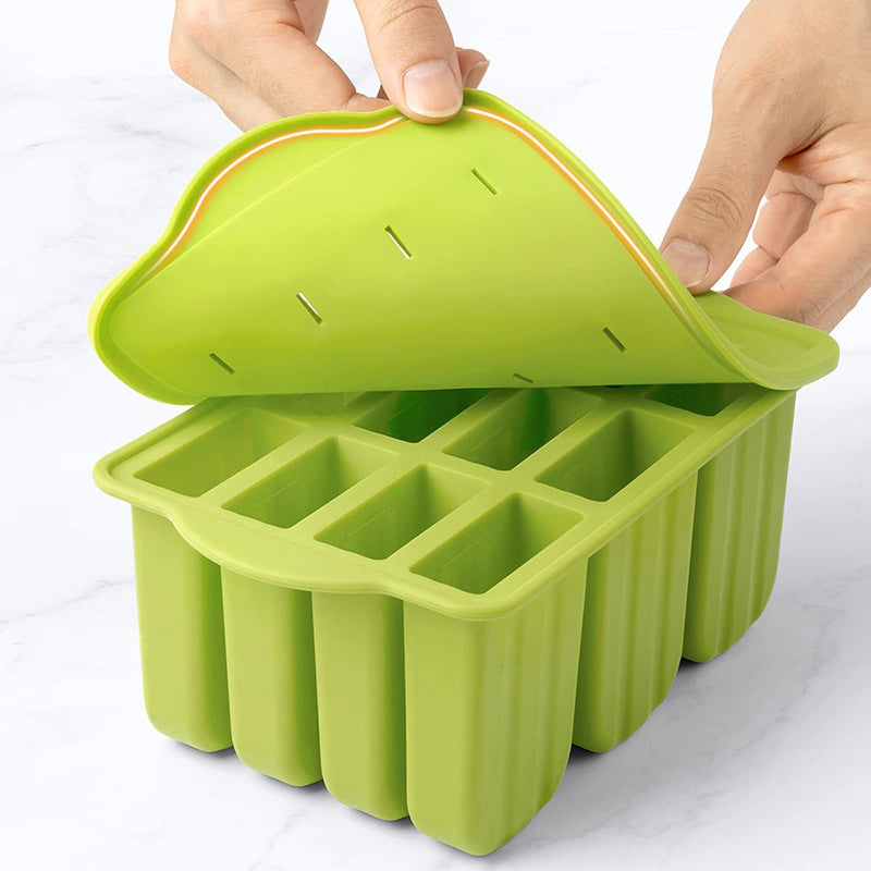 12-Cavity Silicone Popsicle Mold