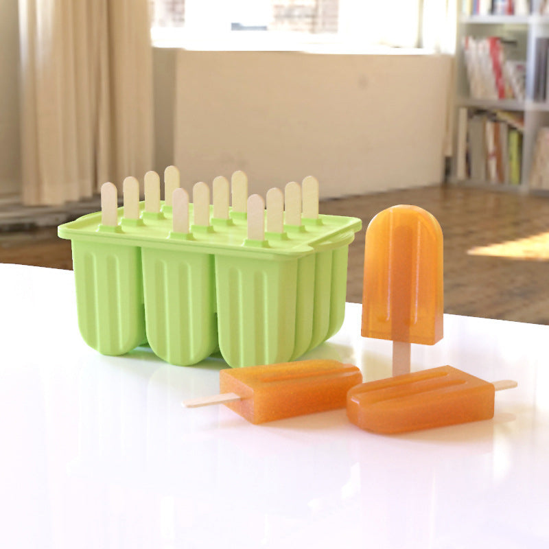 12-Cavity Silicone Popsicle Mold
