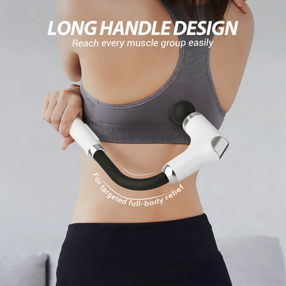 ✨ Deep Tissue Massage Gun with Extended Handle – Full Body Relief ✨