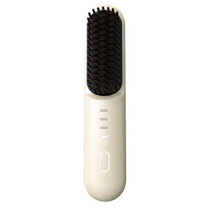 ✨ Cordless Ceramic Hair Straightening Brush – Salon-Quality Results Anywhere! ✨