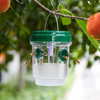 ✨ Solar Powered Wasp Trap – 24/7 Chemical-Free Pest Control For Your Yard! ✨