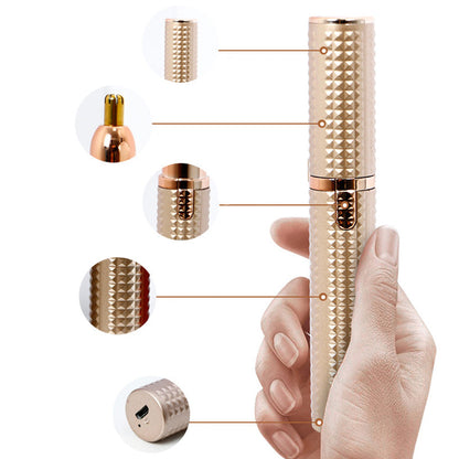 ⏳🔥LIMITED-TIME 50% OFF! ⏰Portable Electric Eyebrow Trimmer – Interchangeable Heads 🪒