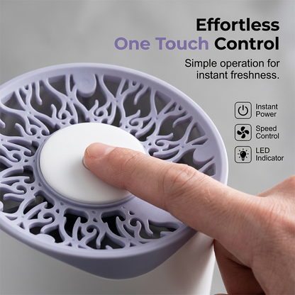 ✨ 360° Desktop Air Purifier – Breathe Clean Air Anywhere! ✨