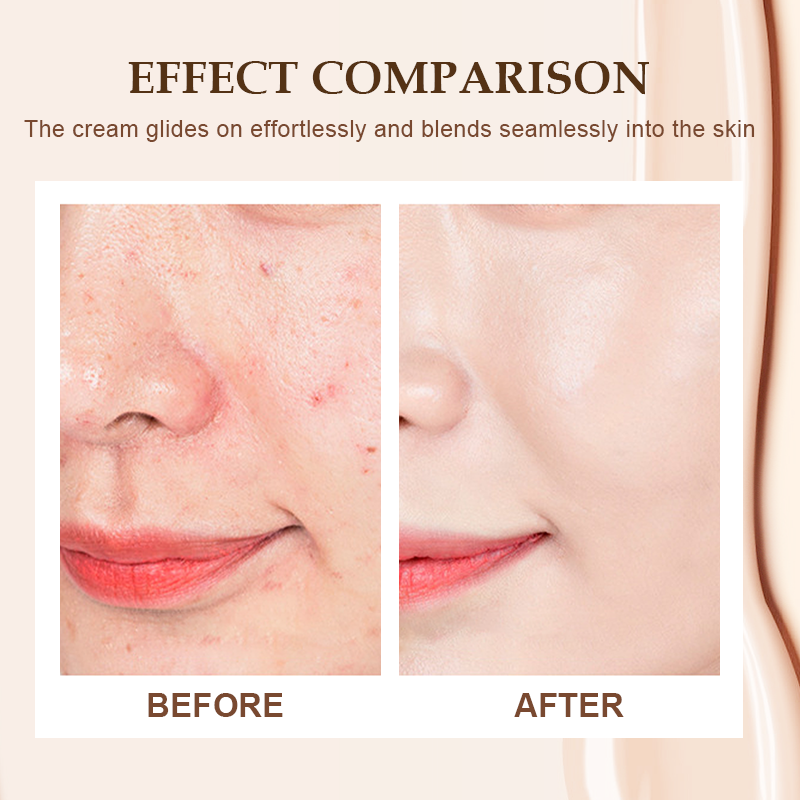 Waterproof Face Concealer & Foundation Cream
